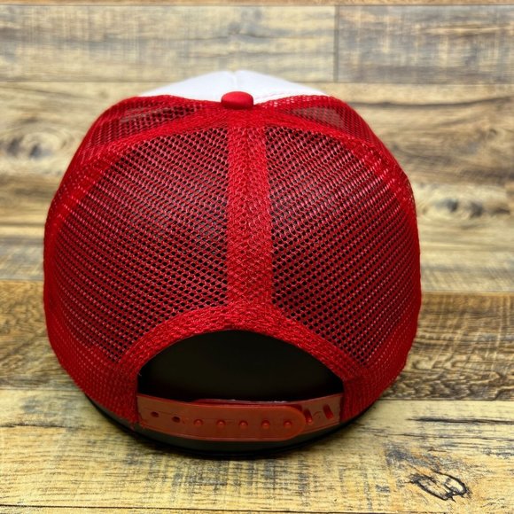 Cooper Tires Mens Trucker Hat Red Snapback Automobile Motorcycle Racing Cap - Picture 5 of 8